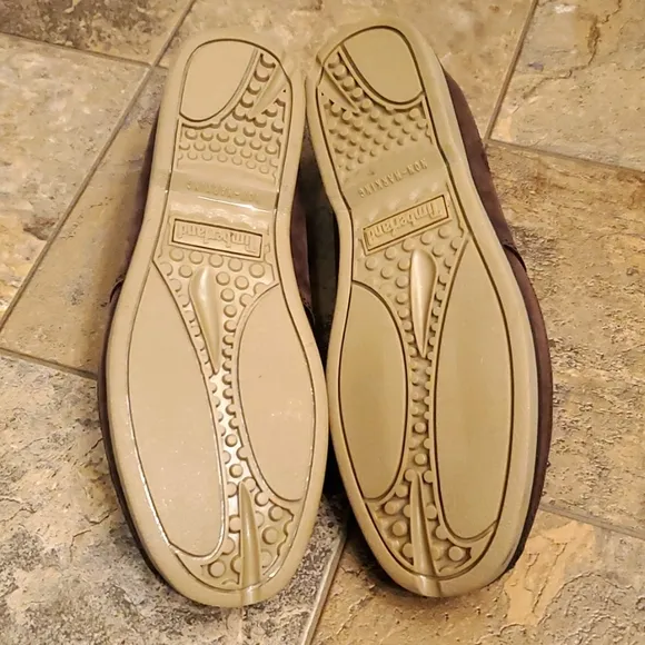 Timberland Men's Classic 2-Eye Boat Shoes 9.5 brown genuine leather