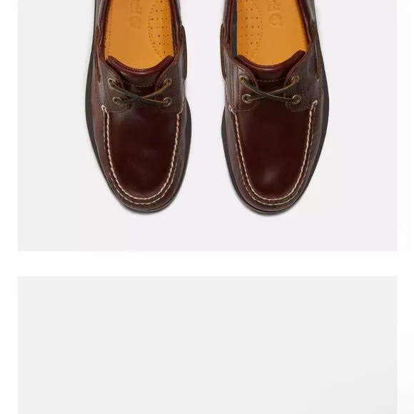 Timberland Men's Classic 2-Eye Boat Shoes size 15 new leather $200 value