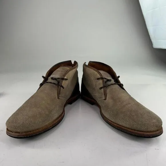 Timberland Men's Suede Chukka Boots US 12 Tan Sand Lace-Up Boot