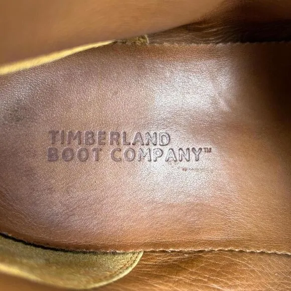 Timberland Men's Suede Chukka Boots US 12 Tan Sand Lace-Up Boot