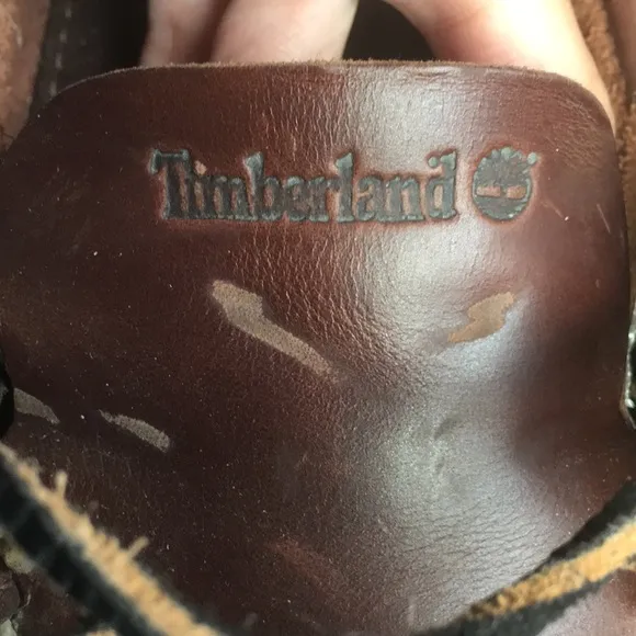 Timberland Sz 11.5M Mens Boat Shoes Brown Classic 2 Eye Laces Genuine Leather