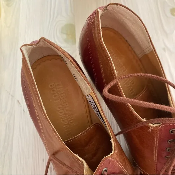 Timberland Two-Tone Leather Lace-Up Women's Shoes