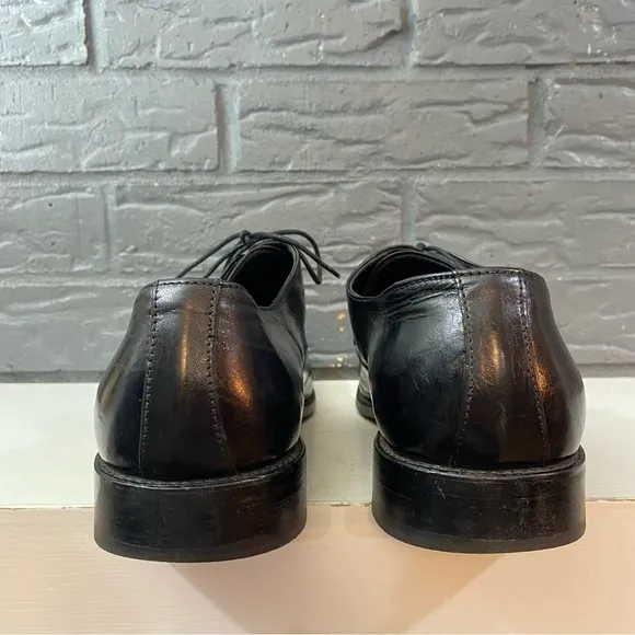 TO BOOT NEW YORK ADAM DERRICK ALDO BLACK OXFORD ITALIAN CALFSKIN DRESS SHOES