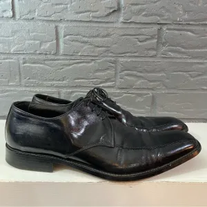 TO BOOT NEW YORK ADAM DERRICK ALDO BLACK OXFORD ITALIAN CALFSKIN DRESS SHOES