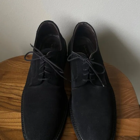 To Boot New York Adam Derrick FELIX DERBY Black Suede Oxford