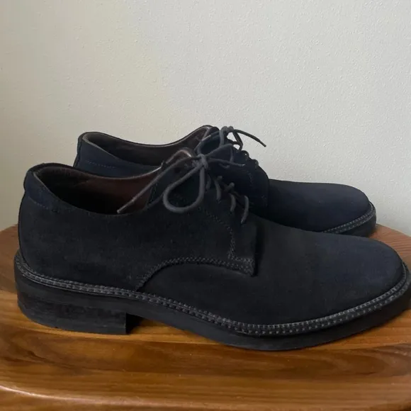 To Boot New York Adam Derrick FELIX DERBY Black Suede Oxford