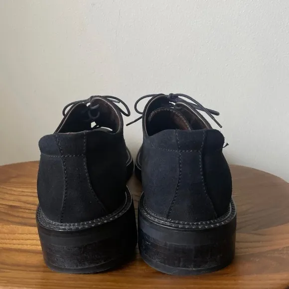 To Boot New York Adam Derrick FELIX DERBY Black Suede Oxford