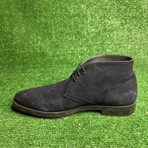 To Boot New York - Adam Derrick Navy Blue Suede Lace Up Boots Size 11