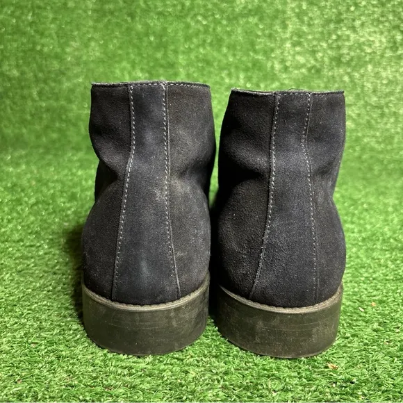 To Boot New York - Adam Derrick Navy Blue Suede Lace Up Boots Size 11