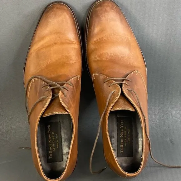 To Boot New York 'Winston' Oxford- Brown leather shoes mens size 11