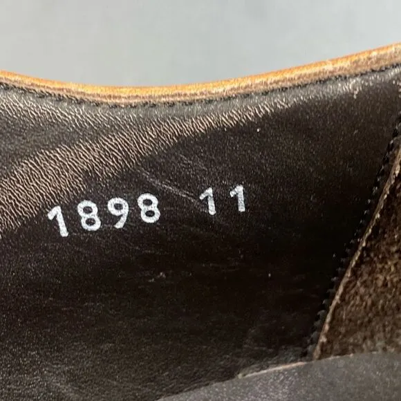 To Boot New York 'Winston' Oxford- Brown leather shoes mens size 11