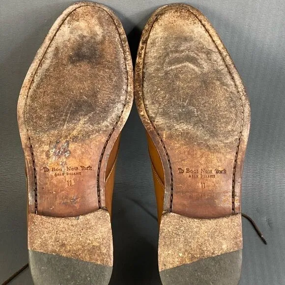 To Boot New York 'Winston' Oxford- Brown leather shoes mens size 11