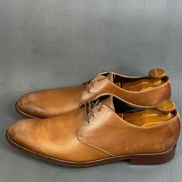 To Boot New York 'Winston' Oxford- Brown leather shoes mens size 11