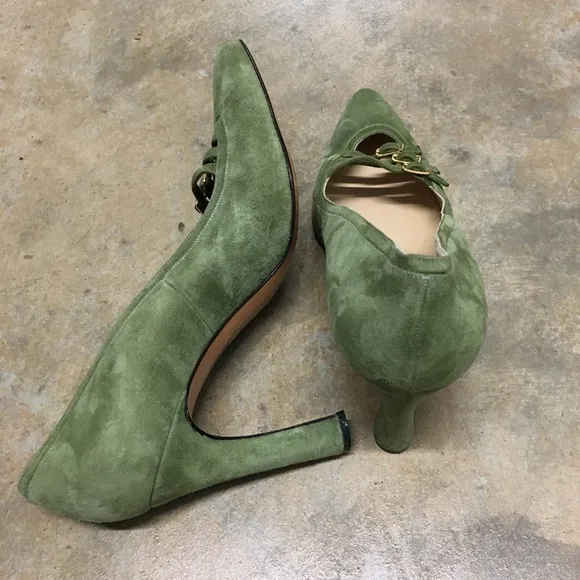 Todd Oldham Shoes-Green-SZ 40 in Italian 9