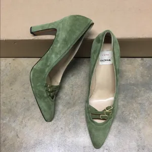 Todd Oldham Shoes-Green-SZ 40 in Italian 9