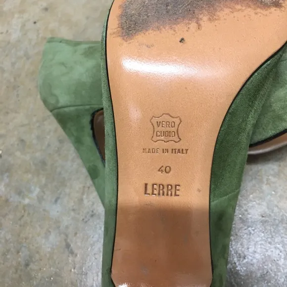 Todd Oldham Shoes-Green-SZ 40 in Italian 9