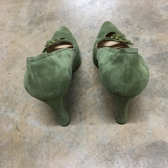 Todd Oldham Shoes-Green-SZ 40 in Italian 9