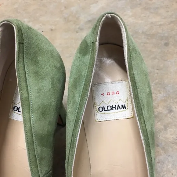 Todd Oldham Shoes-Green-SZ 40 in Italian 9