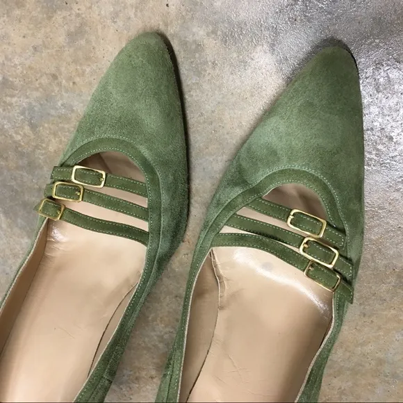 Todd Oldham Shoes-Green-SZ 40 in Italian 9