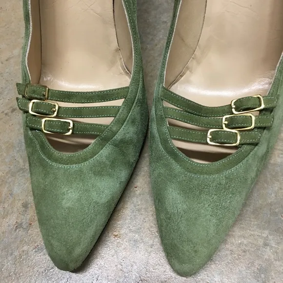 Todd Oldham Shoes-Green-SZ 40 in Italian 9