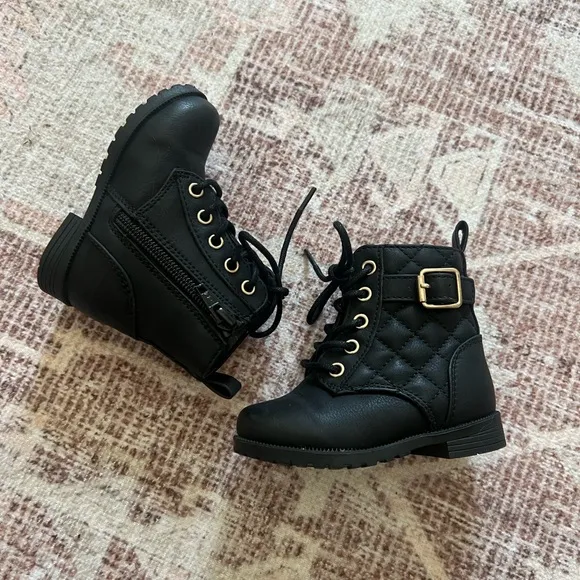 Toddler combat boots