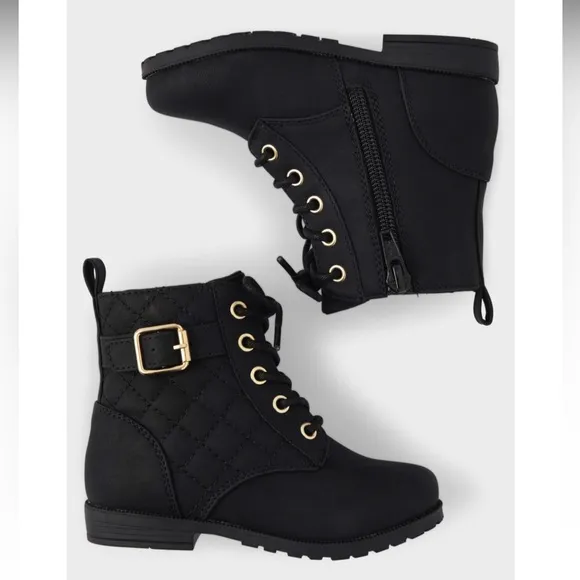 Toddler combat boots