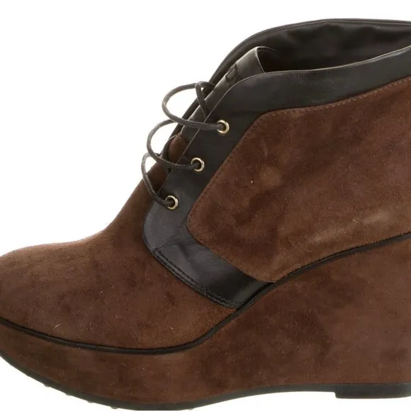 Tod's Suede Ankle Lace-Up Boots 4 “