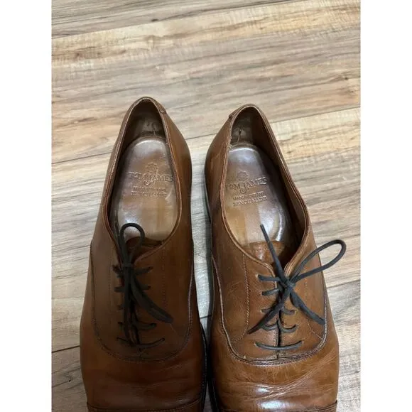Tom James Benchmade Oxford Shoes Men's‎ Size 11D