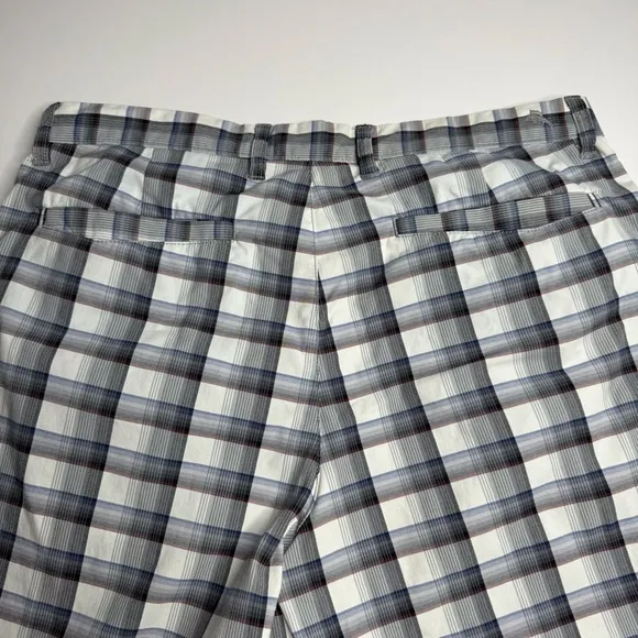 Tommy Bahama Plaid Stretch Shorts Preppy Classic Nautical Coastal Beach Bum Golf