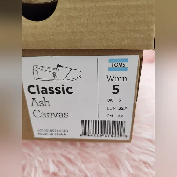 TOMS Ash Gray Classic Alpagartas