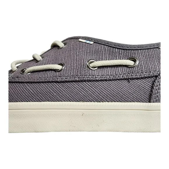 Tom's Dorado Canvas Boat Shoe in Shade (Gray) Size 8