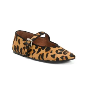 TONY BIANCO Leopard Leather Meadow Mary Jane Flats