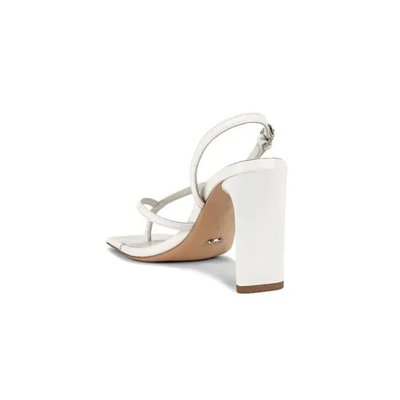 Tony Bianco X REVOLVE Womens 9.5 White Curtis Dove Nappa Sandal Heel Shoes New