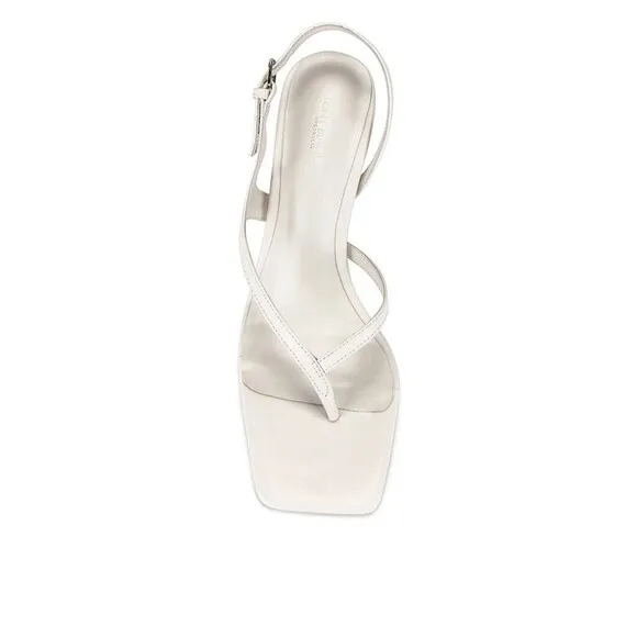 Tony Bianco X REVOLVE Womens 9.5 White Curtis Dove Nappa Sandal Heel Shoes New