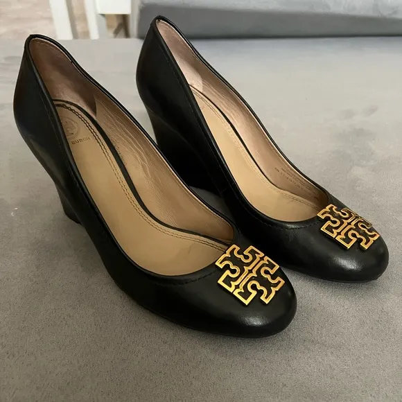 Tory Burch Melinda Wedges | black