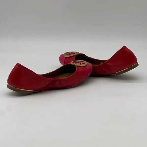 Tory Burch Minnie Cap Toe Ballet Flats. Size 8.5