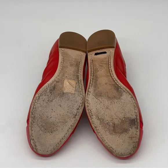 Tory Burch Minnie Cap Toe Ballet Flats. Size 8.5