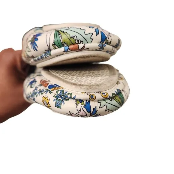 Tory Burch Minnie Ivory Meadow Folly ballet flats size 8.5