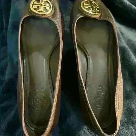 Tory Burch Peep Toe Wedge