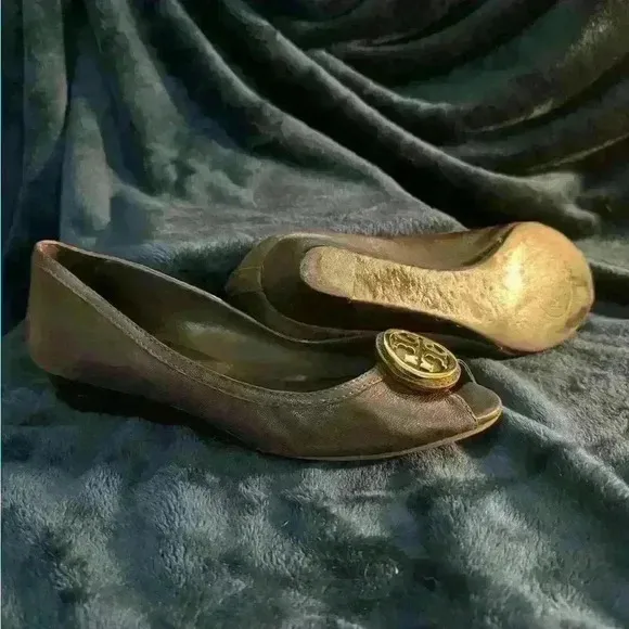 Tory Burch Peep Toe Wedge