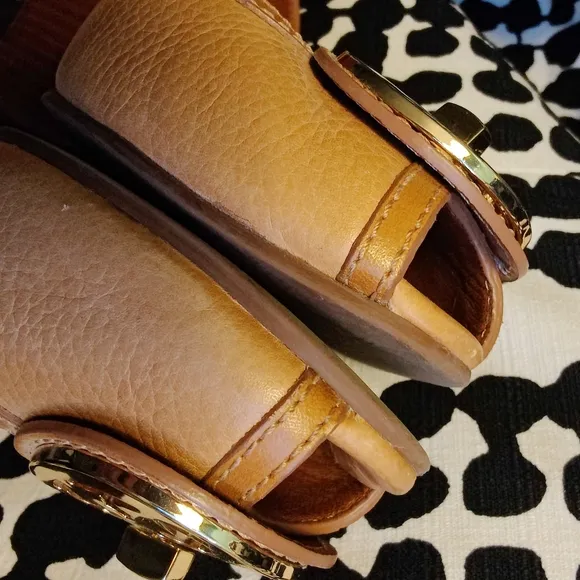 Tory Burch Selma Peep Toe Wedges