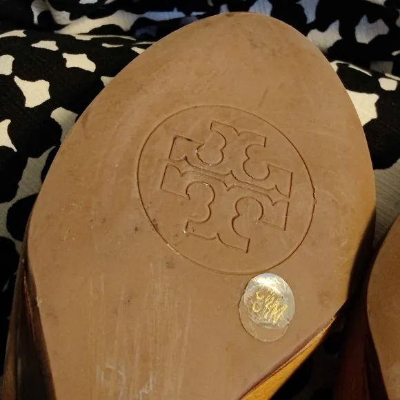 Tory Burch Selma Peep Toe Wedges