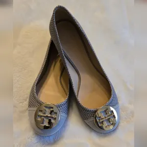 Tory Burch Serena 2 Ballet Flat Karung Montilla Snakeskin Print Size 8M