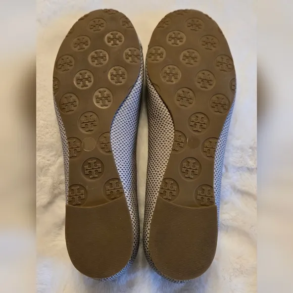 Tory Burch Serena 2 Ballet Flat Karung Montilla Snakeskin Print Size 8M