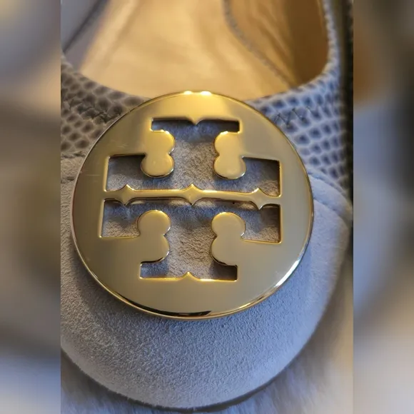 Tory Burch Serena 2 Ballet Flat Karung Montilla Snakeskin Print Size 8M