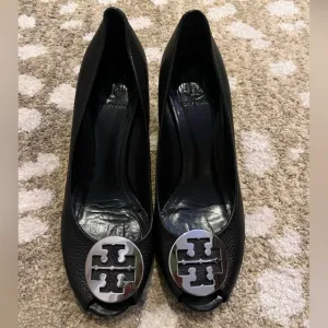 Tory Burch Wedges Black
