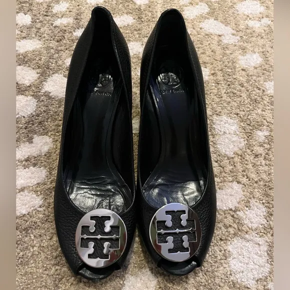 Tory Burch Wedges Black