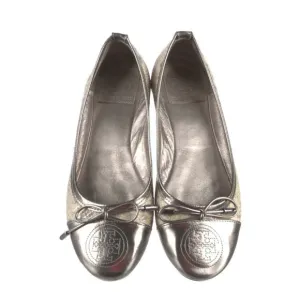 Tory Burch womens size 5.5 Snake Print Flats animal print‎ casual designer