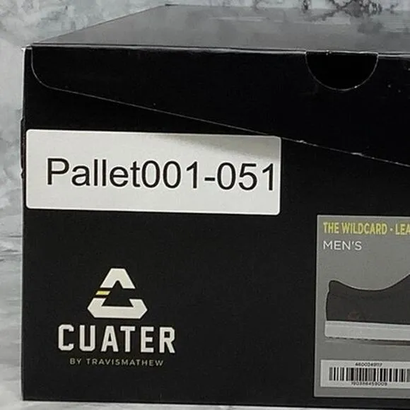 Travis Mathew Cuater 12 Black/Ruby Wine The Wildcard Leather Golf Shoes P1-51