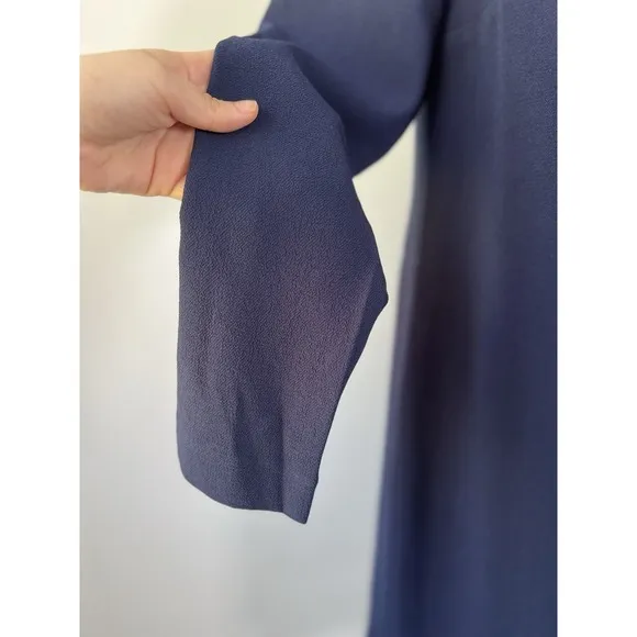 Trina Turk Lavaliere Womens Navy Blue Shift Dress Formal Size 6 NWT